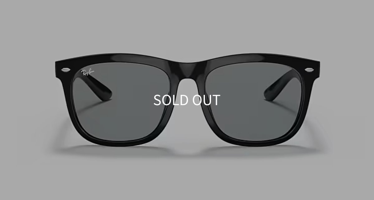 【即日発送】Ray-Ban レイバン サングラス RB4260D 601/1 57サイズ ライトグレー アジアンフィット オーバーサイズ スクエア 正面画像