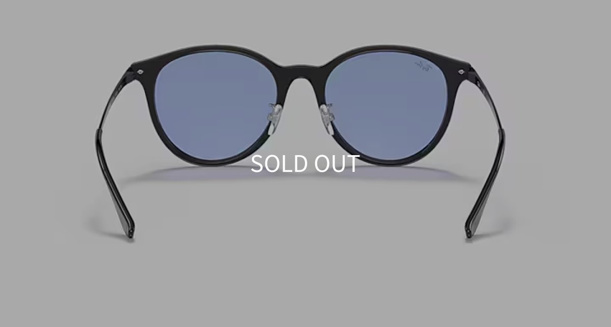 【即日発送】Ray-Ban レイバン サングラス RB4334D 601/80 55サイズ ブルーレンズ アジアンフィット ボストン コンビネーション 裏面画像