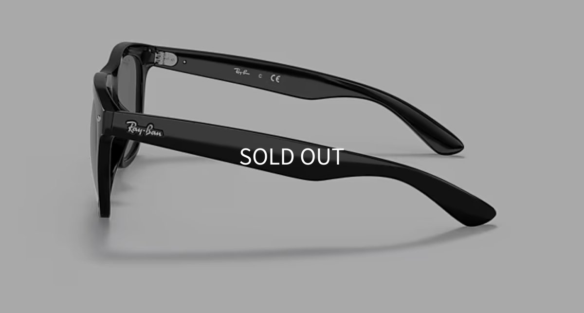 【即日発送】Ray-Ban レイバン サングラス RB4260D 601/1 57サイズ ライトグレー アジアンフィット オーバーサイズ スクエア テンプル画像