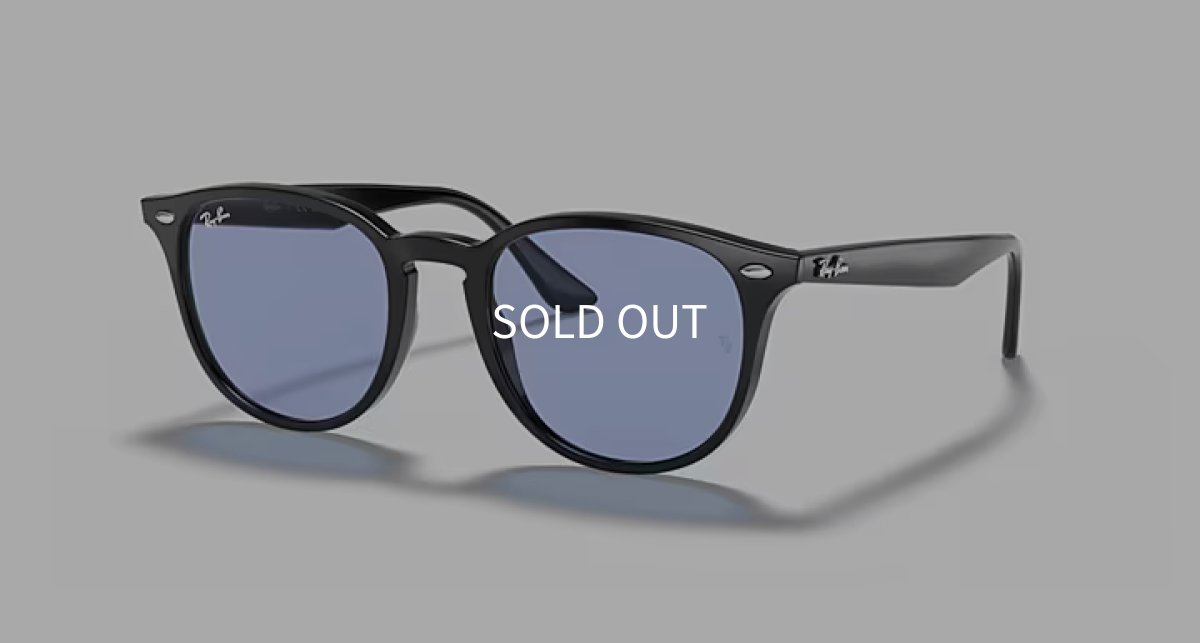 【即日発送】レイバン サングラス Ray-Ban RB4259F 601/80 53 ブラック ブルー ライトカラーレンズ ボスリントン アジアンフィット ユニセックス 正面画像