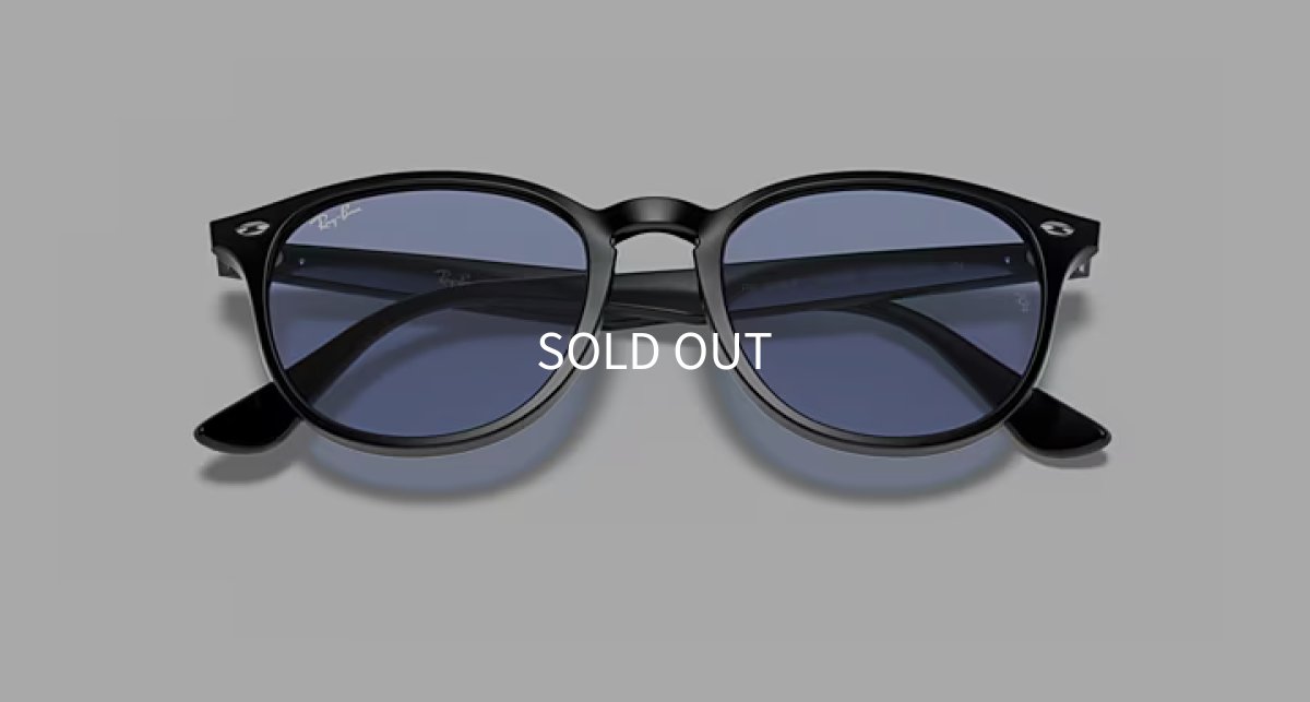 【即日発送】レイバン サングラス Ray-Ban RB4259F 601/80 53 ブラック ブルー ライトカラーレンズ ボスリントン アジアンフィット ユニセックス 裏面画像