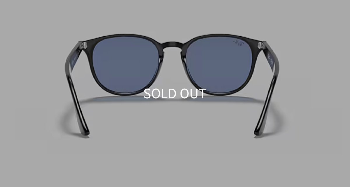 【即日発送】レイバン サングラス Ray-Ban RB4259F 601/80 53 ブラック ブルー ライトカラーレンズ ボスリントン アジアンフィット ユニセックス 正面画像