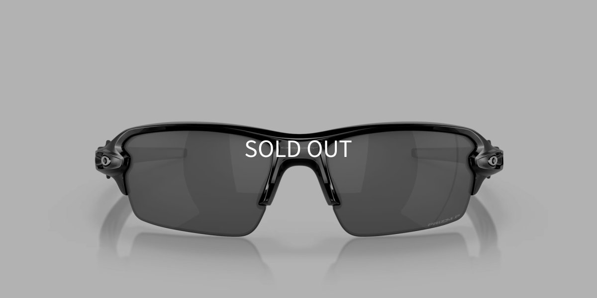 OAKLEY オークリー OO9271-2661 Polished Black / Prizm Black セミリムレス スポーツサングラス 正面画像