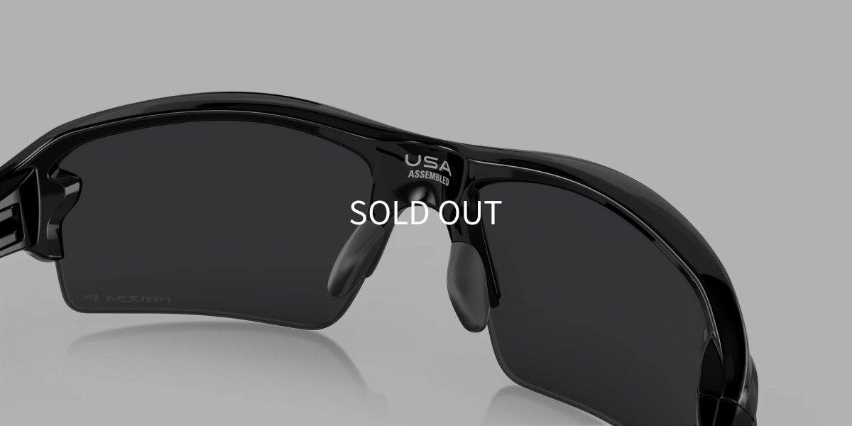 OAKLEY オークリー OO9271-2661 Polished Black / Prizm Black セミリムレス スポーツサングラス 裏面画像