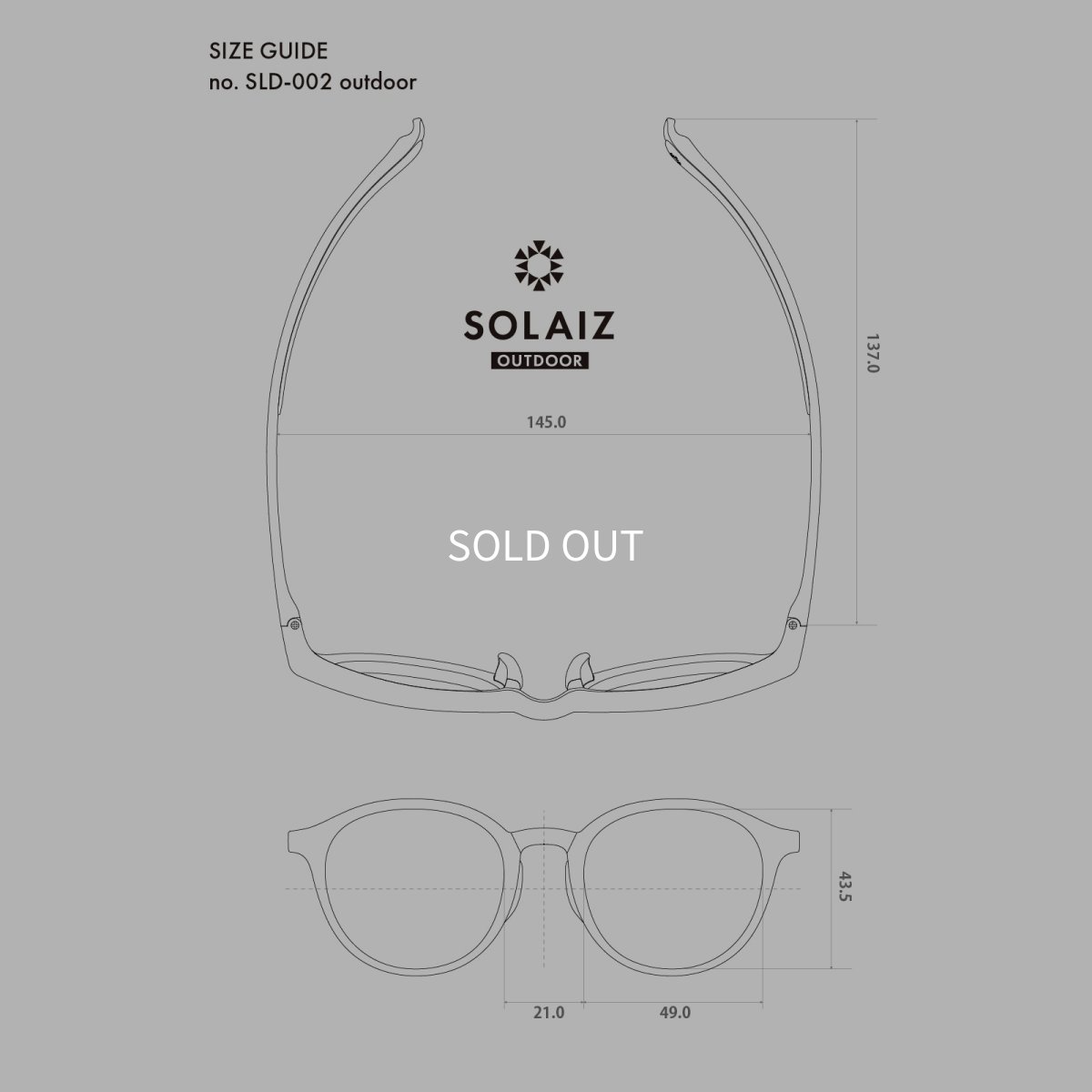 画像4: SOLAIZ（ソライズ）SLD-002 OUTDOOR（アウトドア）　SAKURA/偏光GRY (4)