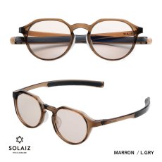 SOLAIZ SLD-004 MARRON マロン ライトグレーレンズ 正面画像
