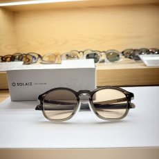 SOLAIZ SLD-006 カーキ/ライトブラウン 実物画像｜近赤外線・UVカットサングラス