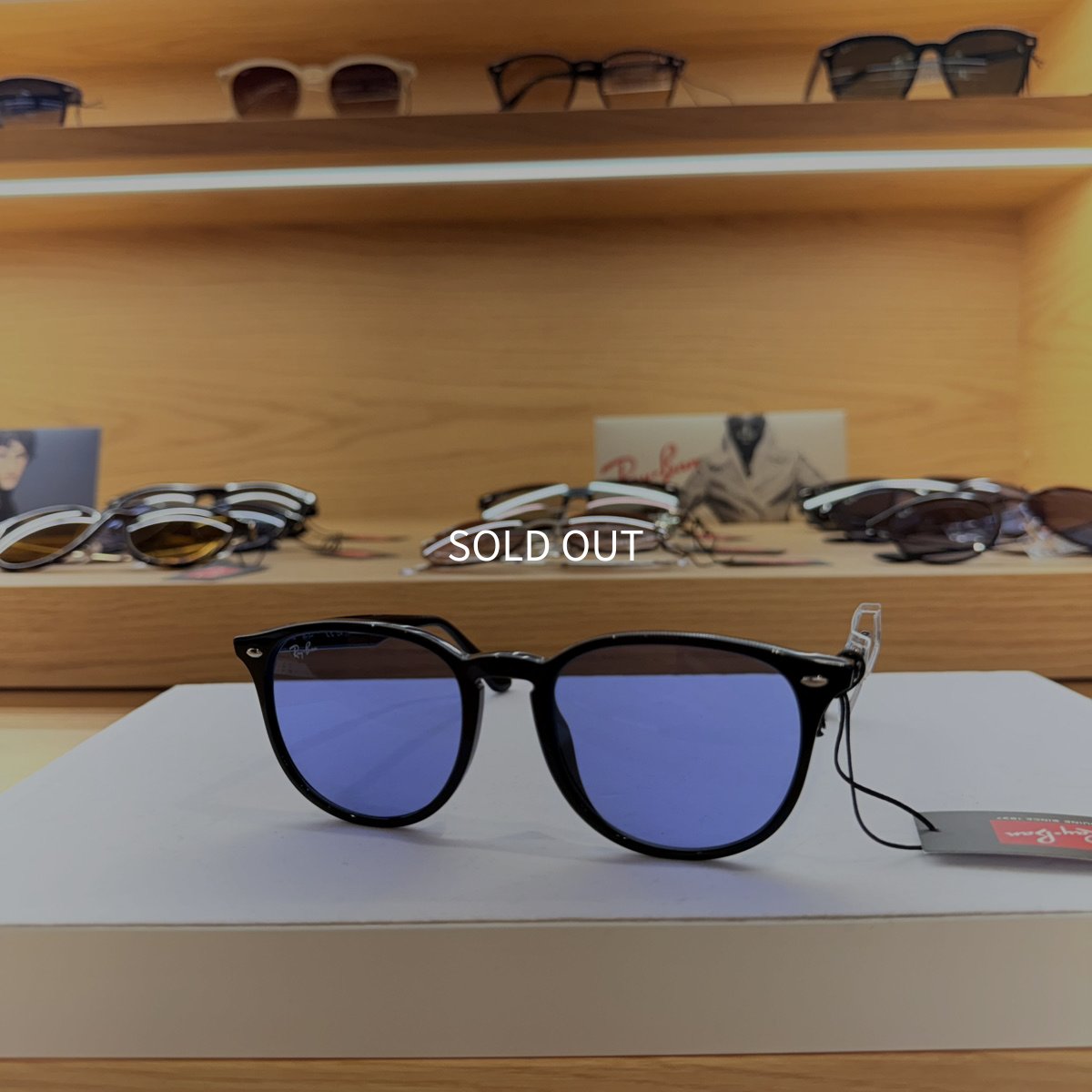 【即日発送】レイバン サングラス Ray-Ban RB4259F 601/80 53 ブラック ブルー ライトカラーレンズ ボスリントン アジアンフィット ユニセックス 実物画像