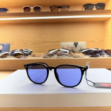【即日発送】レイバン サングラス Ray-Ban RB4259F 601/80 53 ブラック ブルー ライトカラーレンズ ボスリントン アジアンフィット ユニセックス 実物画像