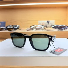 【即日発送】Ray-Ban レイバン 偏光サングラス RB4392D 601/9A 66サイズ ダークグリーン フラットレンズ アジアンフィット スクエア 実物画像