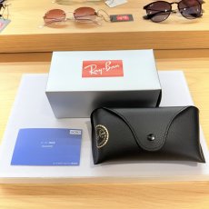 【即日発送】Ray-Ban レイバン サングラス RB3767 003/8H 54サイズ シルバー ダークバイオレット オーバル ツーポイント リムレス 付属品画像
