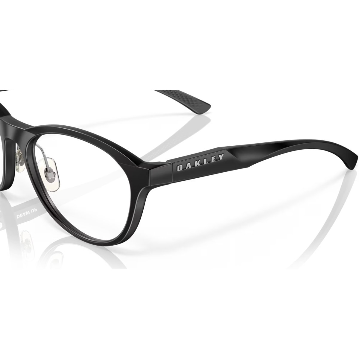【40%OFF】OAKLEY オークリー OX8057 Draw Up ドローアップ サテンブラック ラウンド メガネ フレーム単体 テンプル画像