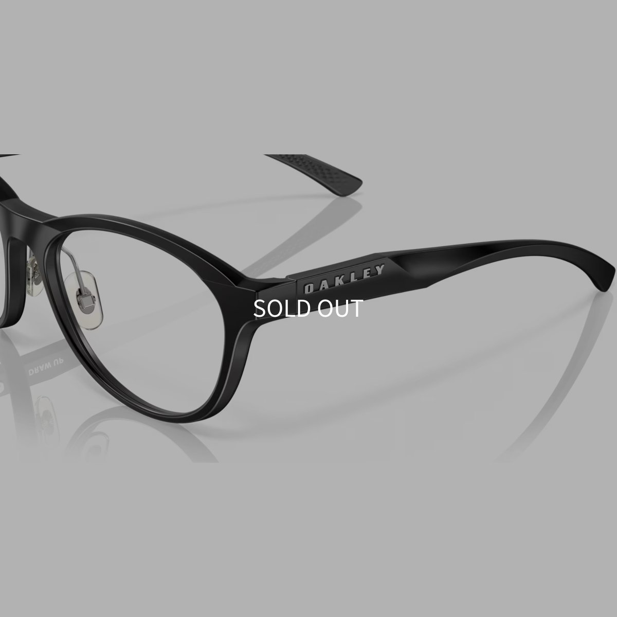 【40%OFF】OAKLEY オークリー OX8057 Draw Up ドローアップ サテンブラック ラウンド メガネ フレーム単体 テンプル画像