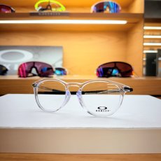 OAKLEY (オークリー) OX8105F Pitchman R ピッチマンR ポリッシュクリア フレームのみ 実物画像
