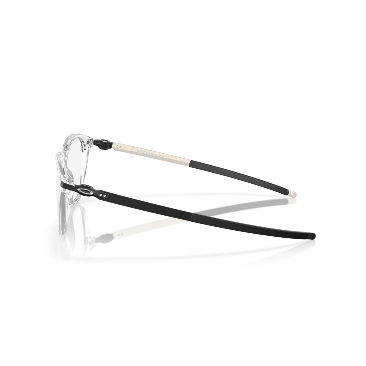 OAKLEY (オークリー) OX8105F Pitchman R ピッチマンR ポリッシュクリア フレームのみ 側面画像