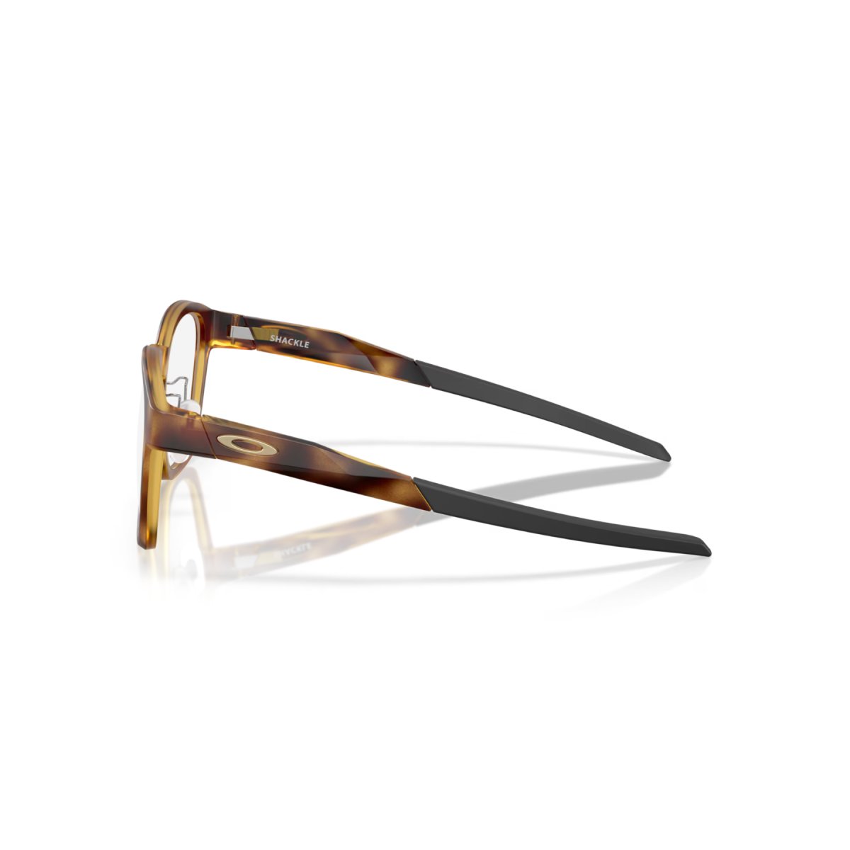 【アウトレット価格/40%OFF】OAKLEY オークリー OX8197D Matte Brown Tortoise マットブラウントータス べっ甲柄 メガネフレーム 側面画像