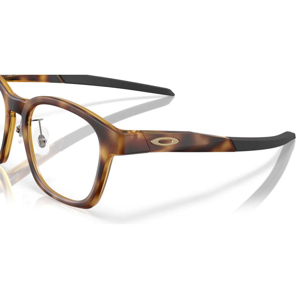 【アウトレット価格/40%OFF】OAKLEY オークリー OX8197D Matte Brown Tortoise マットブラウントータス べっ甲柄 メガネフレーム テンプル画像