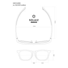 【即日発送】SOLAIZ ソライズ 偏光サングラス SLD-003 OUTDOOR マットブラック / 偏光グレー パリジャン 超軽量 アウトドア ドライブ 釣り サイズ表画像